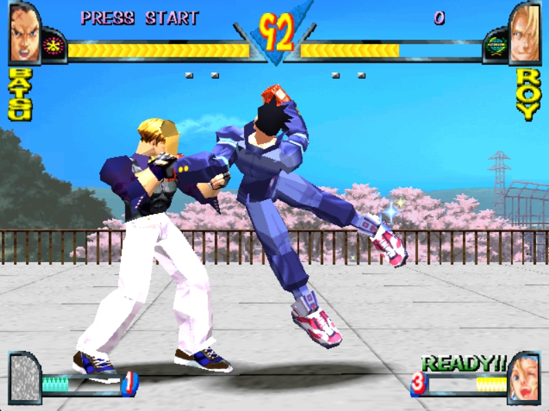 Rival Schools - Arcade game screenshot (1997) by Capcom